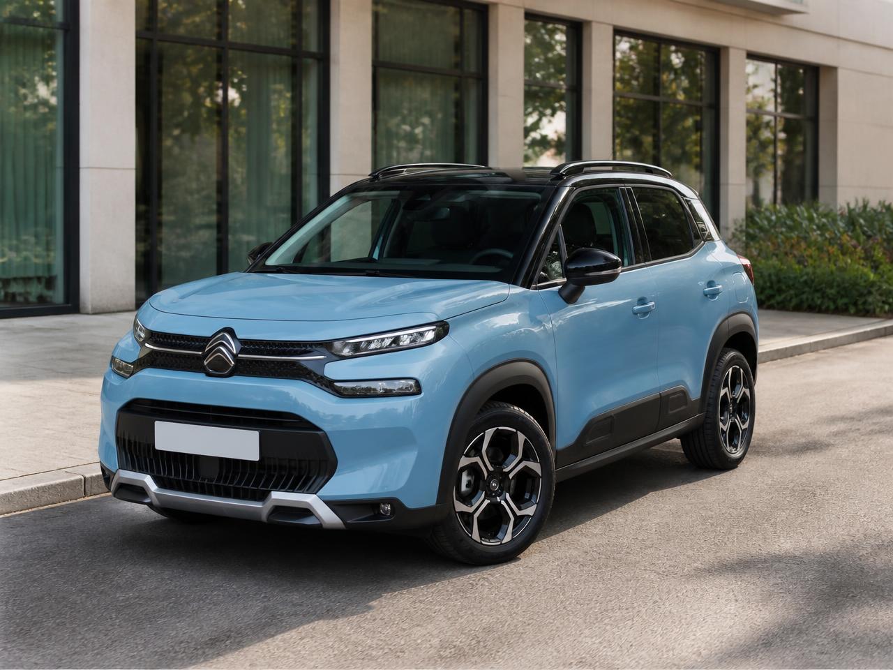 Citroën C3 Aircross PureTech You azzurra, offerta noleggio senza anticipo