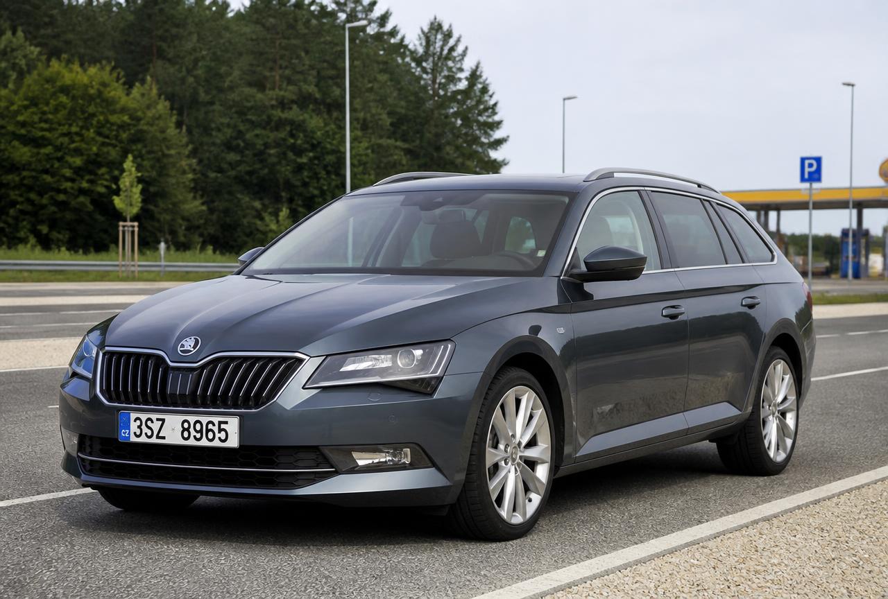 Skoda Superb Wagon 2.0 TDI DSG grigia in offerta noleggio a lungo termine a 479 euro al mese